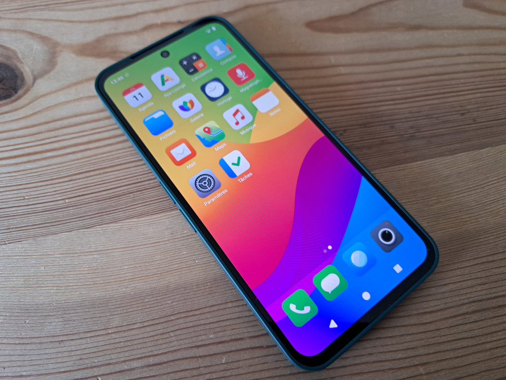 Accueil du Fairphone 6 sur /e/OS